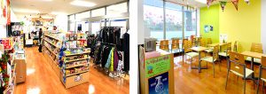 相馬郡新地町渡辺病院の1階売店店内