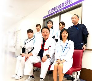 相馬郡新地町渡辺病院の検査課スタッフ